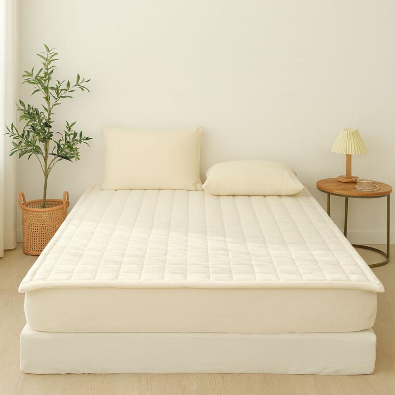 플란넬 매트리스 컬렉션(바닐라)