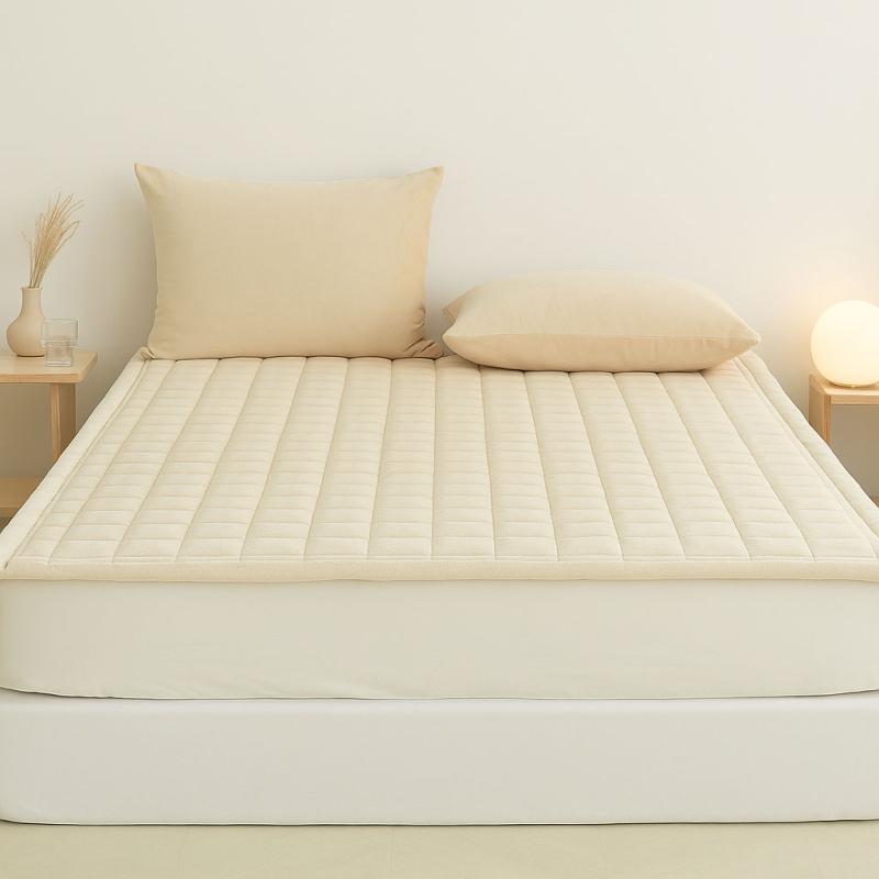 플란넬 매트리스 컬렉션(베이지)