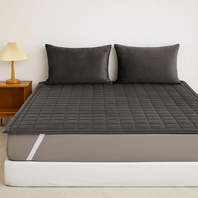 플란넬 매트리스 컬렉션(차콜)