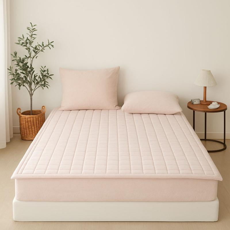 플란넬 매트리스 컬렉션(핑크)